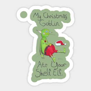 Christmas Goblin color Sticker